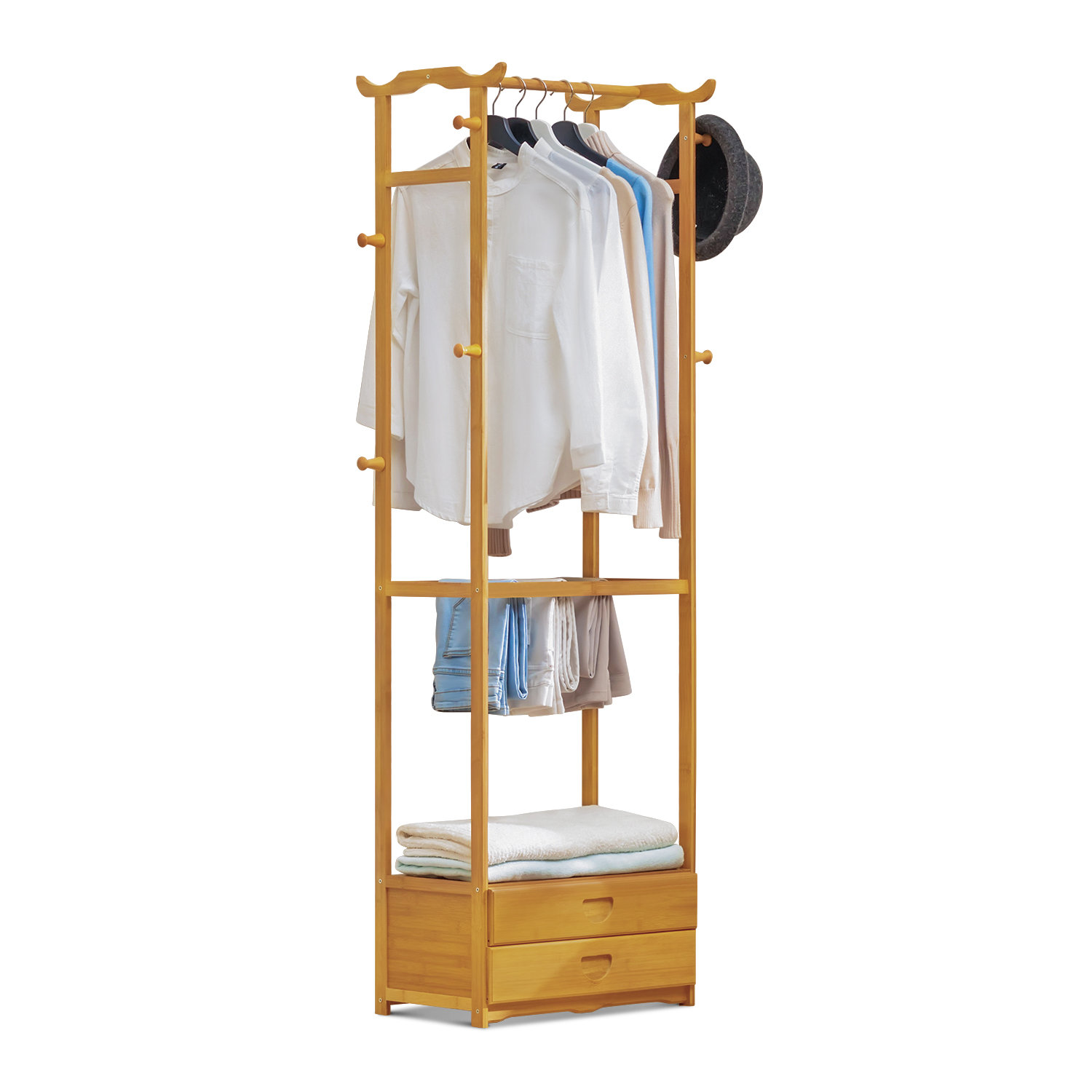 https://assets.wfcdn.com/im/72740281/compr-r85/2021/202124107/2-tiers-2-drawers-coat-pants-rack-modern-clothes-storage-shelf-bamboo-clothing-stand-for-bedroom.jpg