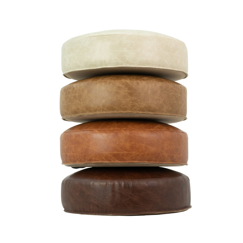 Rustic Overstuffed Floor Cushions, 4-Piece - Distressed Assorted