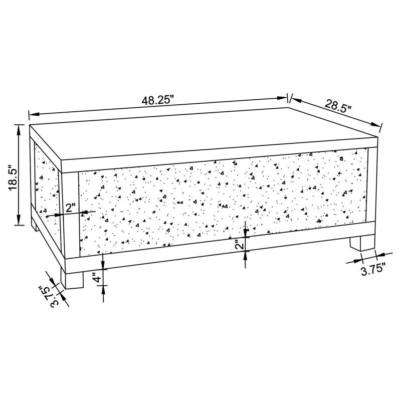 Table basse 4 pieds Linco