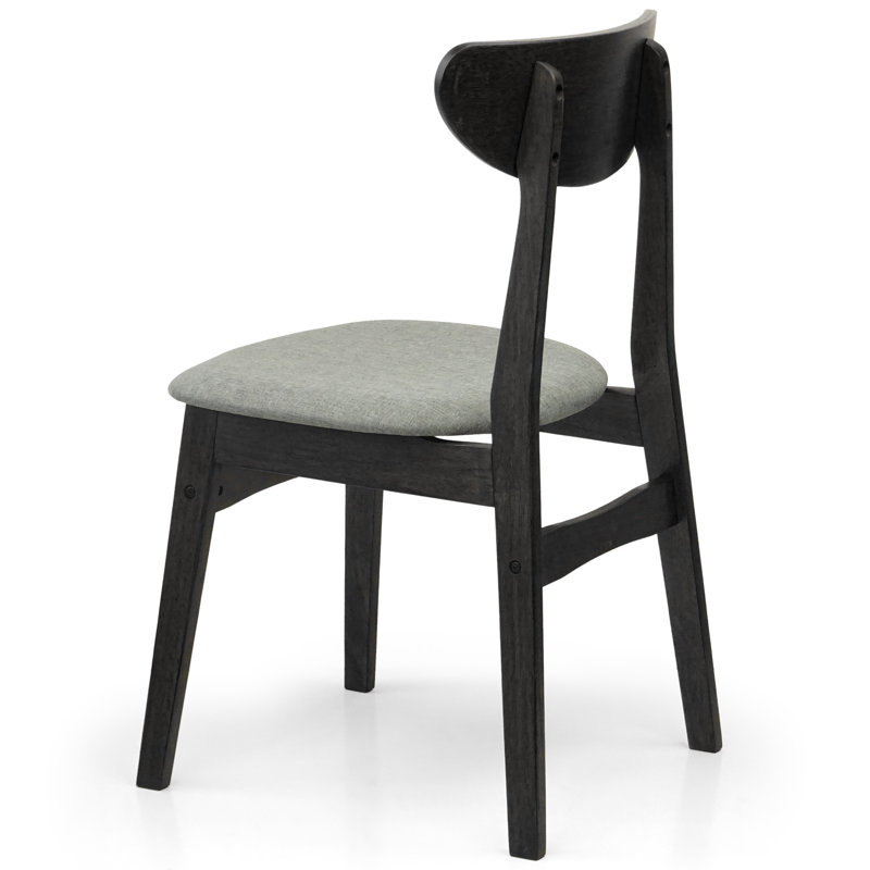 Hosmer Fabric Side Chair, Espresso