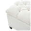 Banc de rangement avec repose-pieds White Boucle