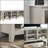 Elegant Bernardo Dusty Gray 70" TV Stand with Open Shelves & Cable Management – Perfect for Modern Living Spaces-1283676667