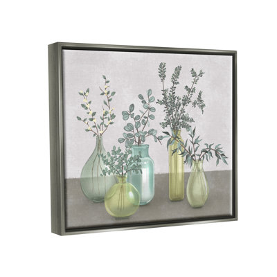 " Plants In Vases Neutral " by Ziwei Li