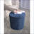 Ottoman Cylinder Pouf for Living Room Bedroom, Royal Blue | Blue | Velvet-123499622