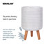 Plaited Style Cylinder Round Planter with Feet-2146352480-2146352483
