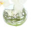 Orchid and Curly Willow Arranged in a Glass Vase