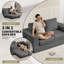 2 Seater Corduroy Sofa-33304271