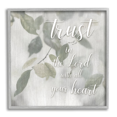 "Trust the Lord Motivating"