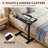 Height Adjustable C-shaped Flipping Portable Sofa Side Table-1215736916