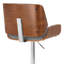 Cecillia Swivel Upholstered Adjustable Height Counter Stool