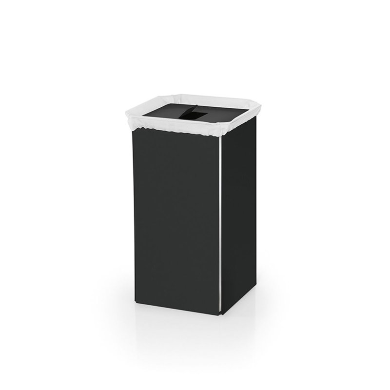 Complements Bandoni Laundry Hamper, Black