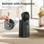 Ventilateur de purificateur d'air Kloudic pour grand espace domestique jusqu'à 2500 pieds carrés de filtre à air oscillant avec filtre pré-lavable, noir