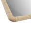Miroir mural rectangulaire naturel