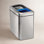 simplehuman 20 Liter Dual Compartment Slim Open Trash & Recycling Can Trash Can