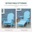 Chaise Adirondack pliante Rumill