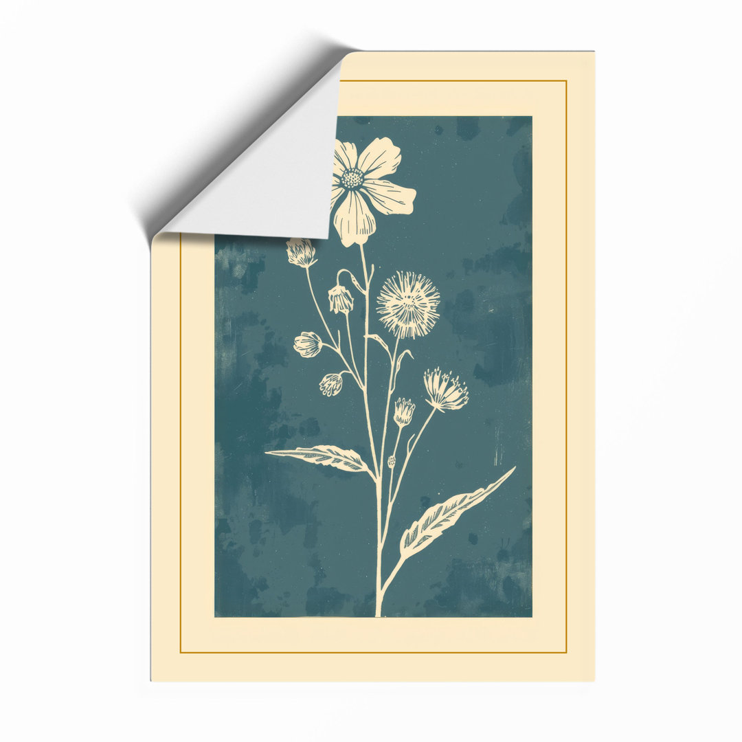 Delicate Blooms Botanical - Framed Print