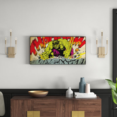 Hulk Thpooom Graphic Art Print on Canvas