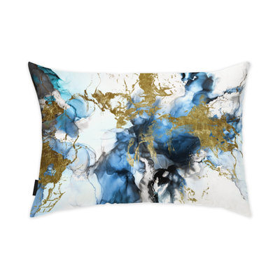  Housse et insert de coussin rectangulaire aquarelle