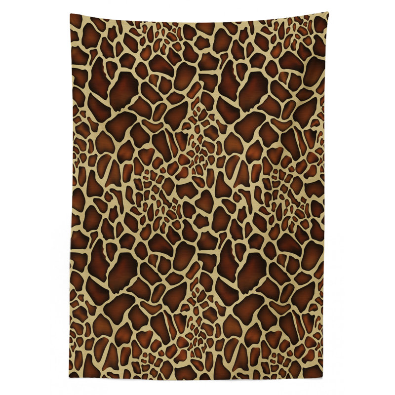 Animal Print Tablecloth, 84" L x 60" W