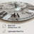 Beige And Grey Utensils - Food & Beverage White Face Wall Clock-1823468788