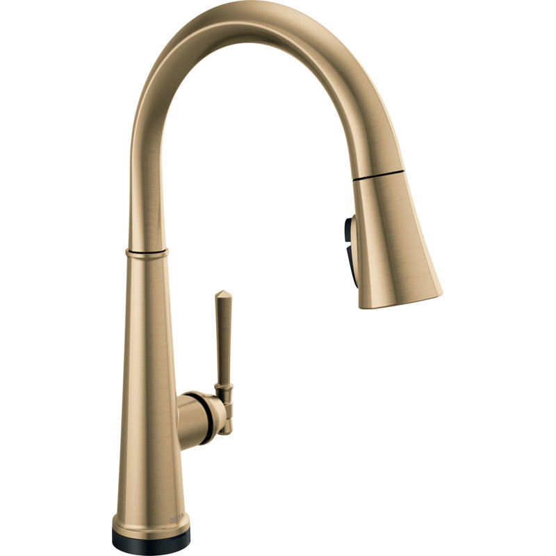 Emmeline Pull Down Sprayer Touch Kitchen Sink Faucet, Touch Control Kitchen Faucet, Lumicoat Champagne Bronze