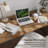 72W Office Desk with Drawers in Fresh Walnut-137114005