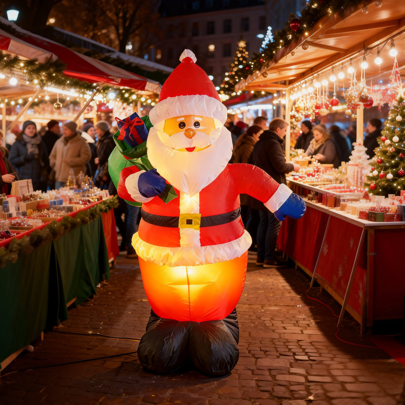 Lumières à DEL de Noël encastrées 10 pi