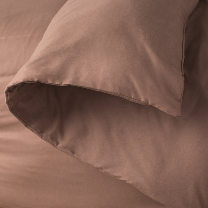 Super Soft Double Brushed Duvet Cover Set, Twin/Twin XL Duvet Cover + 1 Standard Sham, Light Gray