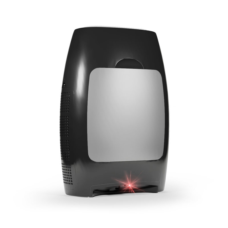 Eyevac Air - Le seul purificateur / désodorisant et aspirateur d'air 2-en-1, Noir / argenté