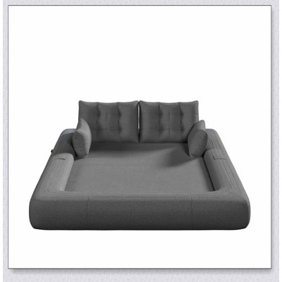 Versatile Foldable Sofa Bed with Plush Foam Filling for Comfort and Space Efficiency, Perfect for Modern Living