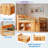 Space-saving Loft Bed With Storage Shelves, Headboard With Led Light-1497245215-1497245214