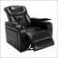 Fauteuil inclinable électrique en cuir PU 270 degrés avec port USB, porte-gobelet et plateau pour un confort ultime