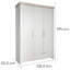 Helene 3 Door Wardrobe