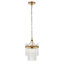 Geira Pendant finished in Ant. Brass
