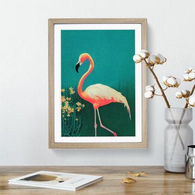 Walking Flamingo - Wall Art