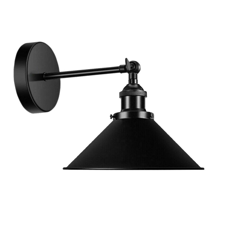 Ameika Armed Sconce, Black