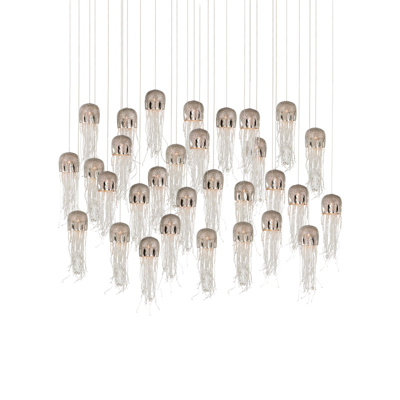 Luminaire suspendu 30 lumières Medusa