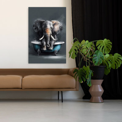 Art contemporain contemporain, éléphant