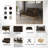 Velvet Upholstered Accent Loveseat-1989558593-1989558654