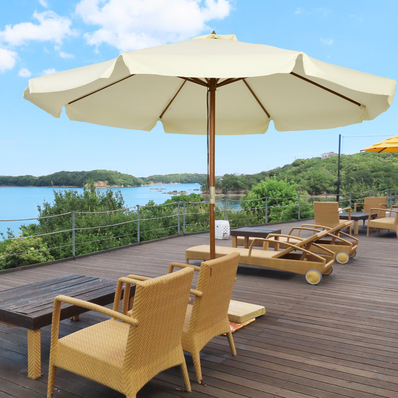 Lakewood 250cm Market Parasol, Beige