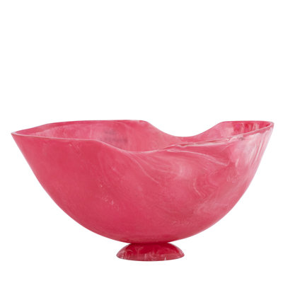 Brijido 21.2" Dia Resin Decorative Bowl