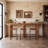 78.74" Extra Long Solid Wood Bar Table