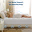 Surmatelas à plateau-coussin, surmatelas respirant avec poche profonde de 6 à 18 po, rembourrage doux de 800 g / m² pour soulager les maux de dos-1079561869-1079561867