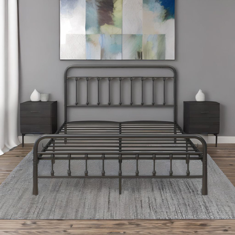 Metal Bed Frame Queen Size