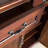Nut-brown Solid Wood Shoe Storage Bench