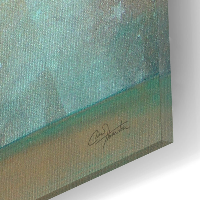 Winston Porter «High Tide» par Cindy Thornton, art mural en verre acrylique, ACR-42250, H 16 po x l 12 po x P 0,13 po