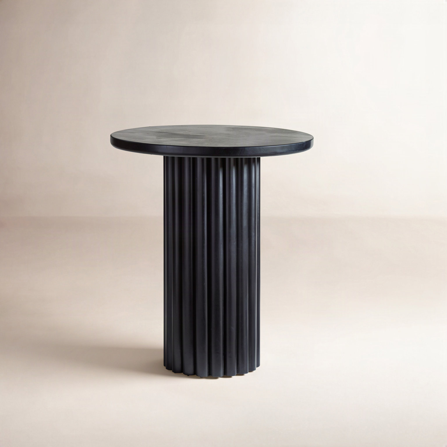 Mavis 36'' Round Dining Table, 40"H x 36"W x 36"D, Black