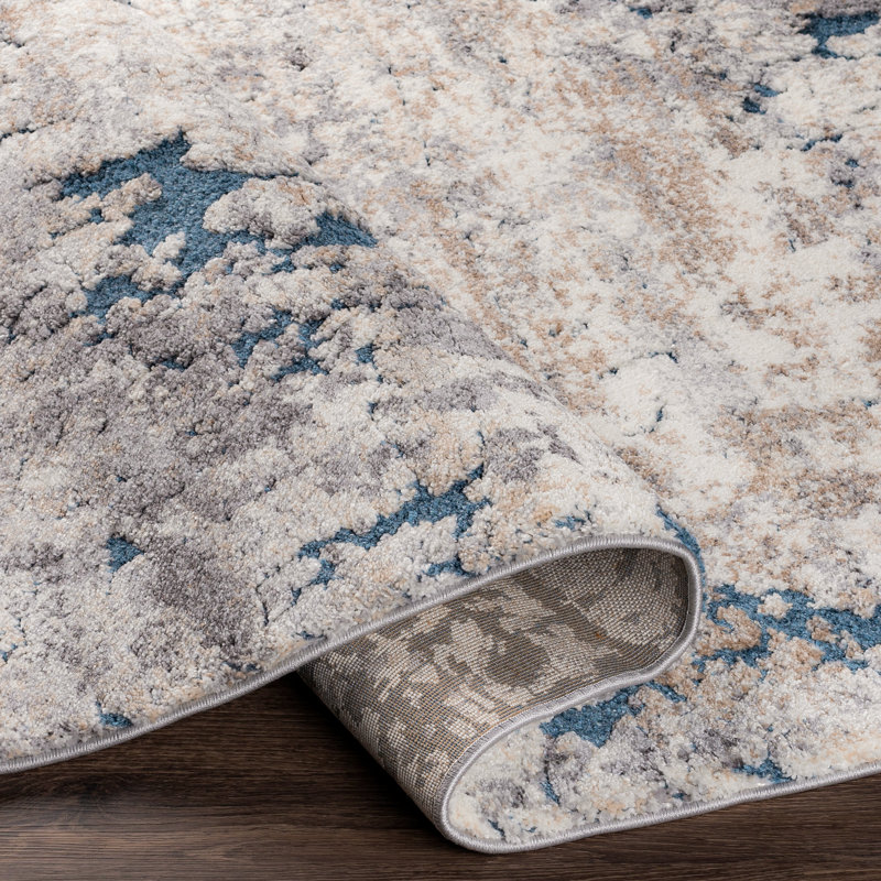 Darvone Abstract Indoor Rug, Rectangle 2' x 3'