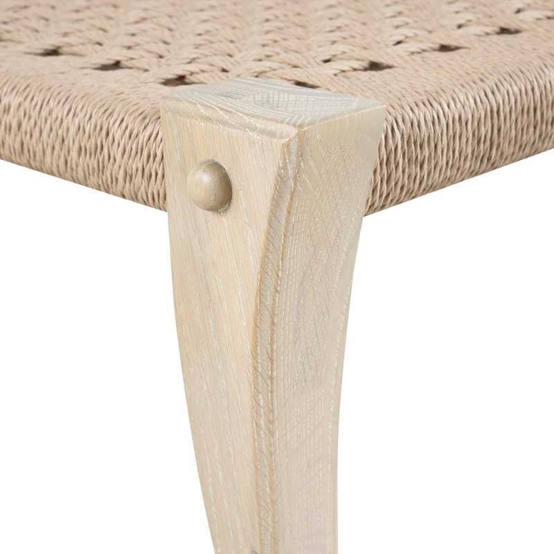 Milos Solid Wood Dining Chair, Sand