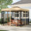 Double Roof 10 Ft. W x 10 Ft. D Steel Patio Gazebo